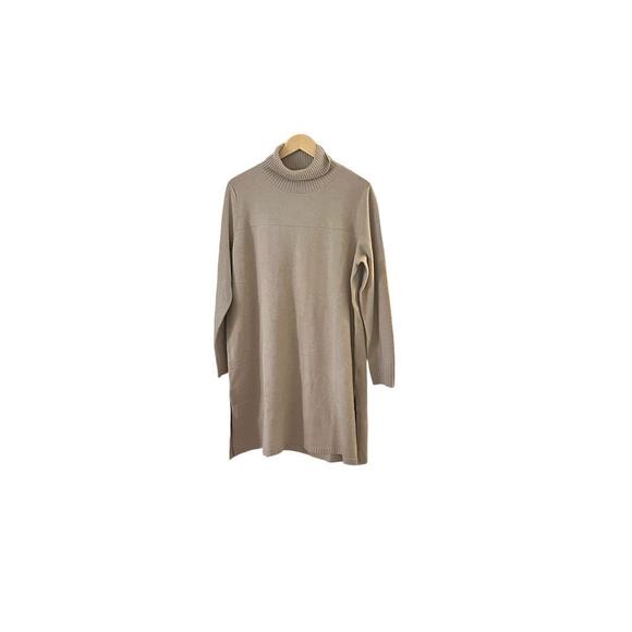 5 for $40 SALE! Modern Soul Tan Mock Turtle Neck Xtra Long Sweater sz XL - Picture 12 of 13